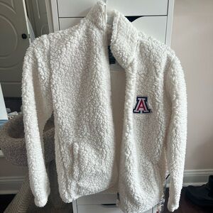 College sweater. University of Arizona.